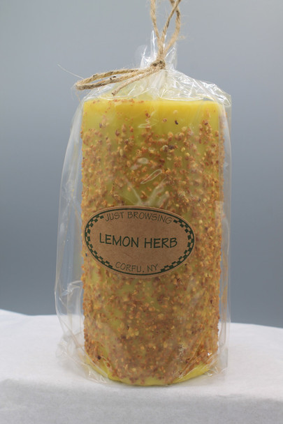 3x6 Pillar- Lemon Herb