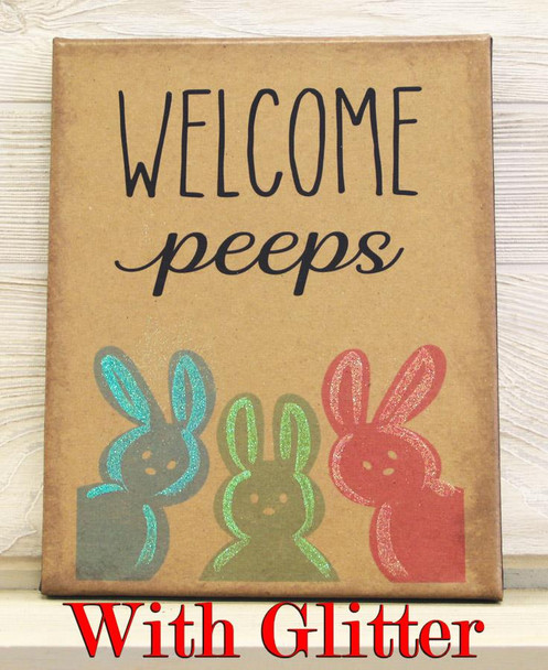 8X10 WELCOME PEEPS