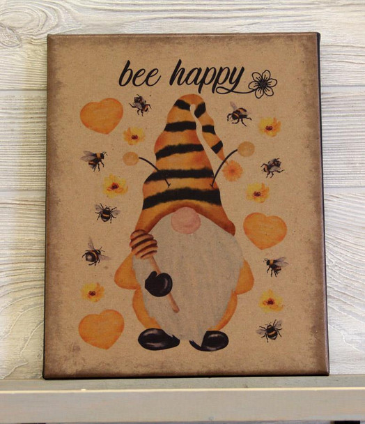 8X10 BEE HAPPY