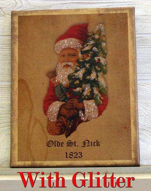 8X10 VINTAGE OLD ST. NICK