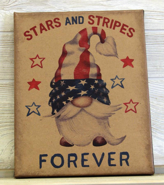 8X10 STARS AND STRIPES GNOME