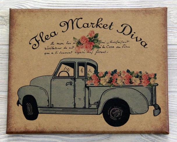 8X10 FLEA MARKET DIVA