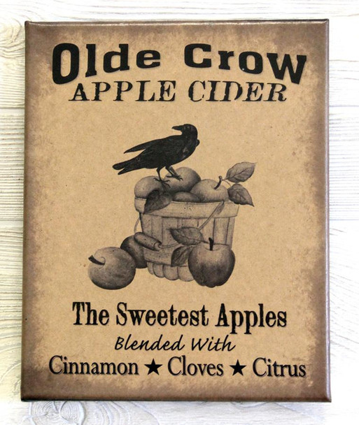 8X10 OLD CROW APPLE CIDER