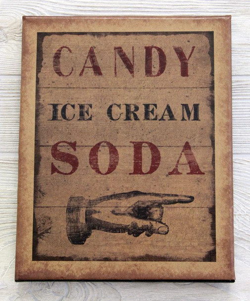 8X10 CANDY SIGN