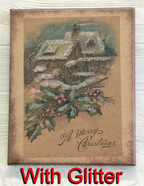 8X10 OLD MILL MERRY CMAS