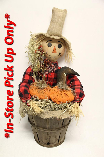 SCARECROW IN BASKET