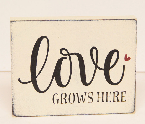 6X6 Love Grows Here (HAV10441)