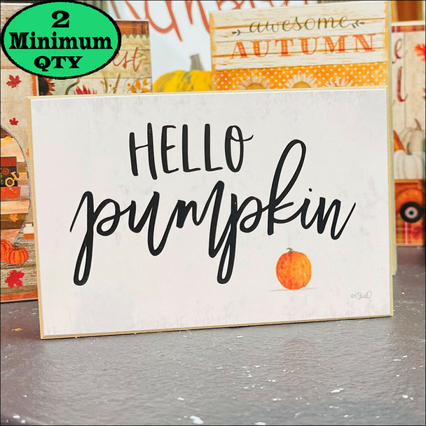 Pumpkin Hello Block