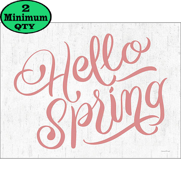 Pink Spring Hello Block