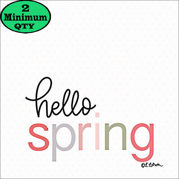 Spring Hello 8X8