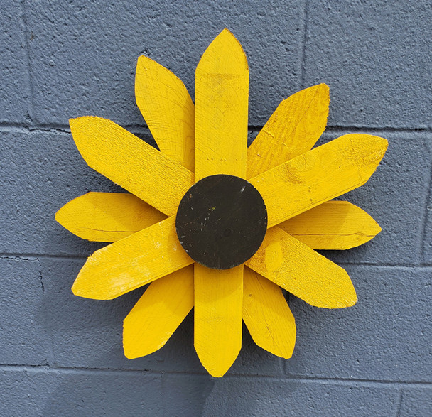 Wood Hanging Sunflower