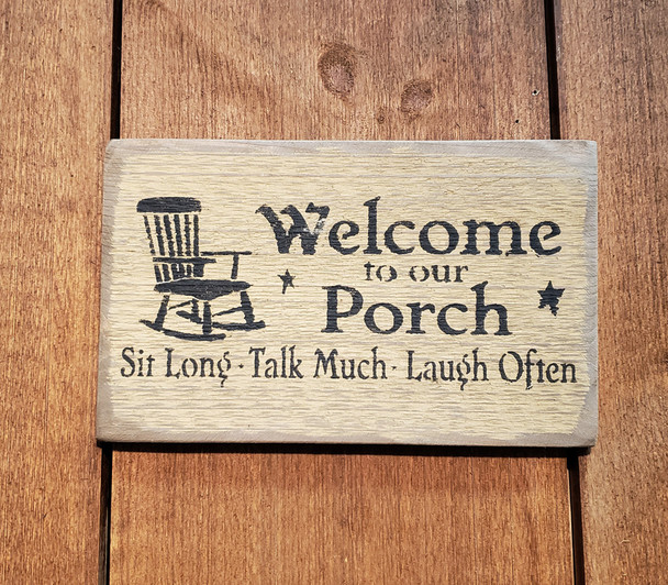 Welcome...Porch (Rocker)