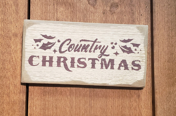 Country Christmas 11X5 - holly