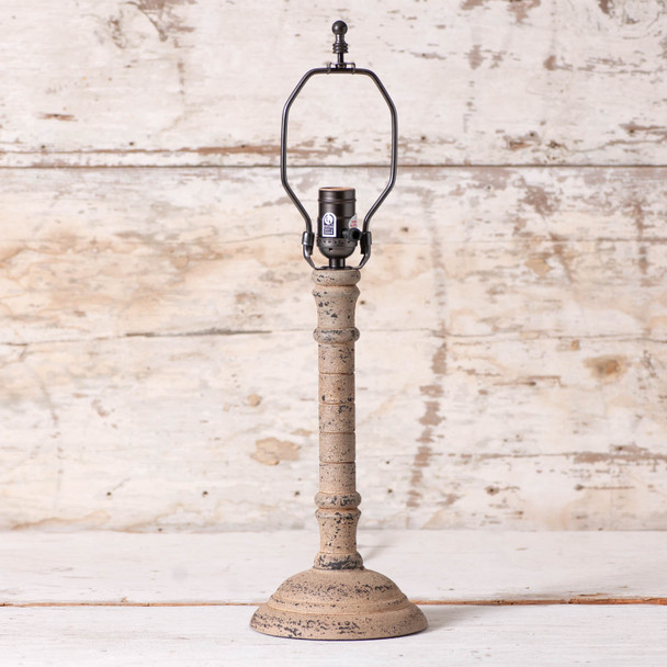 Gatlin Wood Table Lamp Base in Hartford Buttermilk