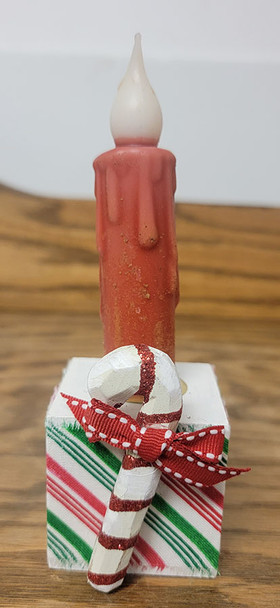 Candy Cane Block/Candle
