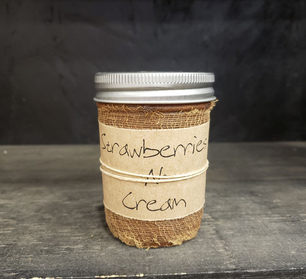 Strawberries n Cream 8Oz Candle