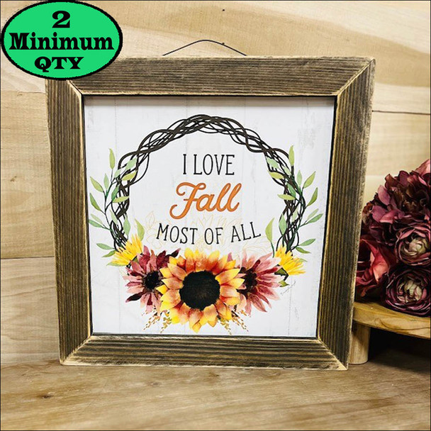 Sunflower Fall 12x12
