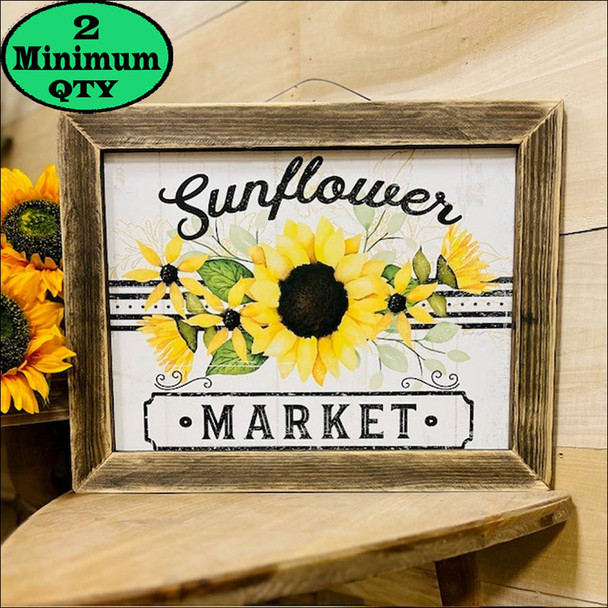 Sunflowers At The Market 12x16