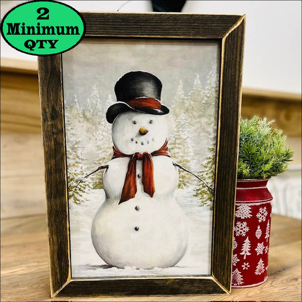 Simple Snowman 12x18