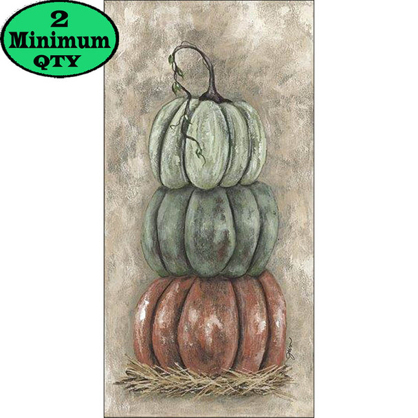 Color Pumpkin Stack 9x18