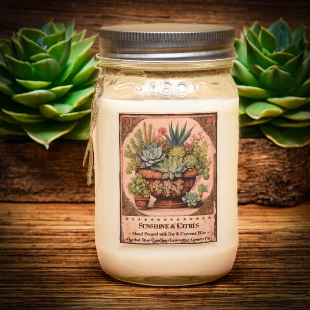 Sunshine & Citrus Jar Candle- 16oz