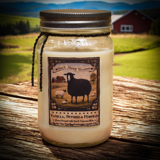 Sheep Mason Jar Candle - 16 oz