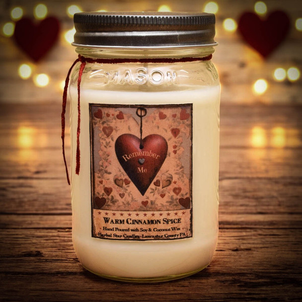 Valentine's Day Mason Jar Candle - 16 oz