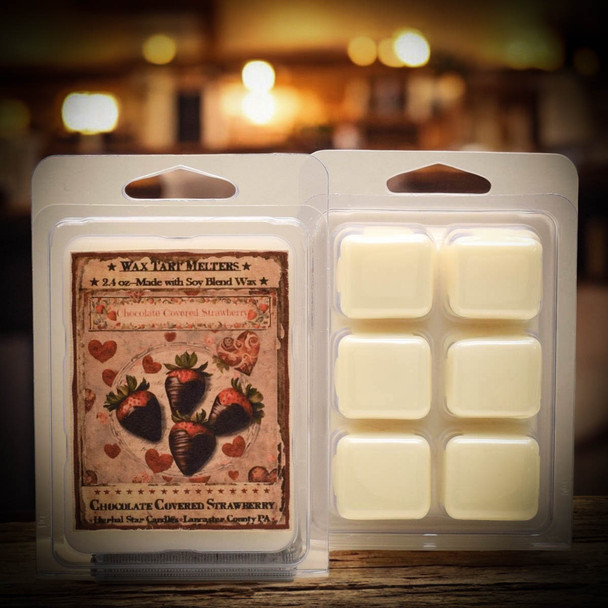 Chocolate Covered Strawberry Mini Pack of 6 Tarts-2.4 oz