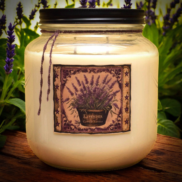 Lavender, Clove, and Vanilla Jar Candle - 64 oz