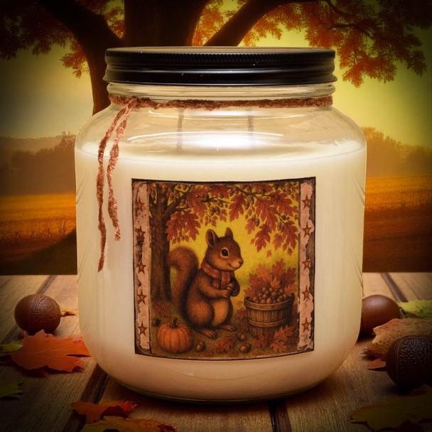 Praline Nut Cluster Jar Candle- 64oz