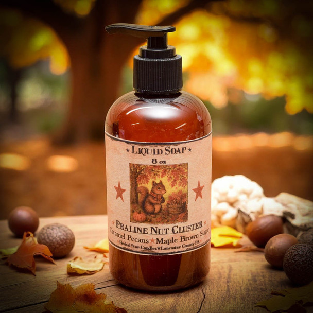 Praline Nut Cluster 8oz Liquid Soap