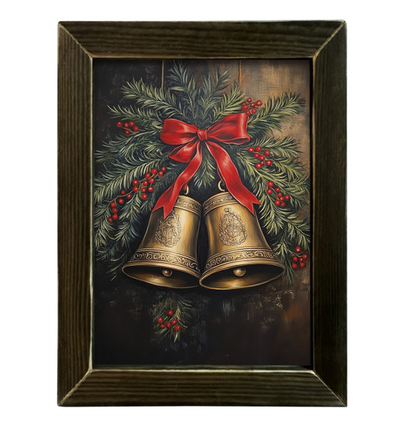 Golden Antique Bells 12X16