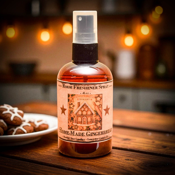 Homemade Gingerbread Room Spray- 4oz