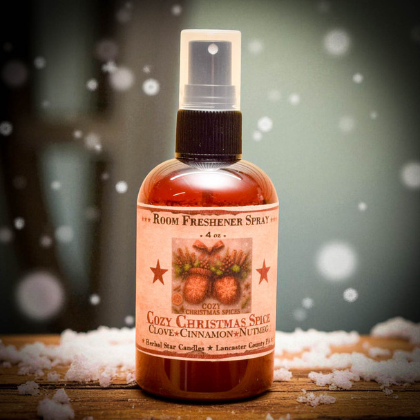 Cozy Christmas Spice Room Spray- 4oz