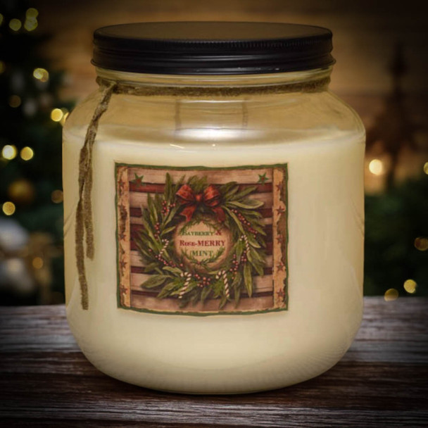 Bayberry & Rosemerry Mint Jar Candle- 64oz