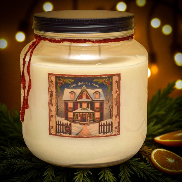 Olde Holiday Glow Jar Candle- 64oz