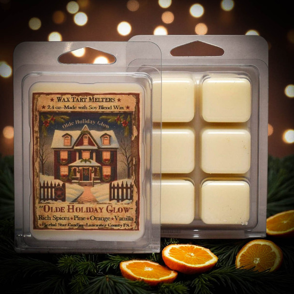 Olde Holiday Glow Mini Pack of 6 Tarts- 2.4oz