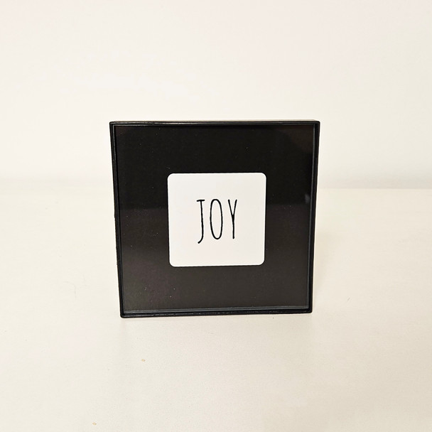 Joy- 4inch Framed Sign