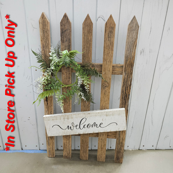 Straight Picket Sign