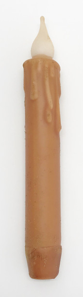7" Rust Grungy LED Timer Taper