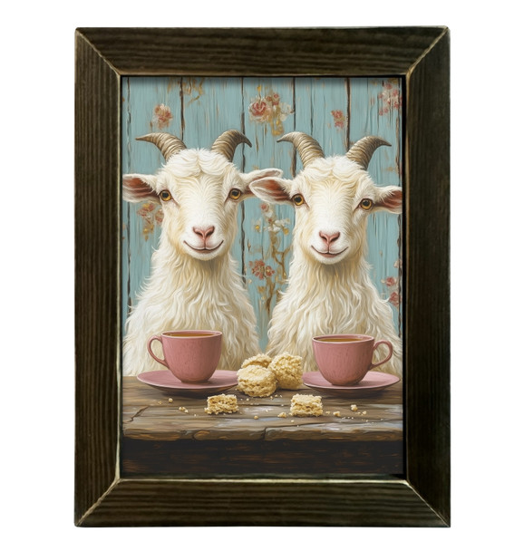 Goat Tea with Shortbread 12x16