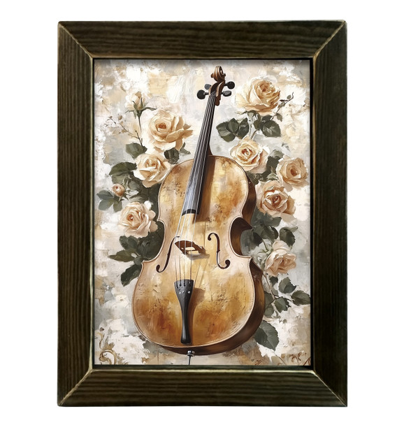 Rosy Violin 12x16