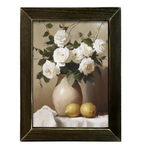 Florals and Lemons 12x16