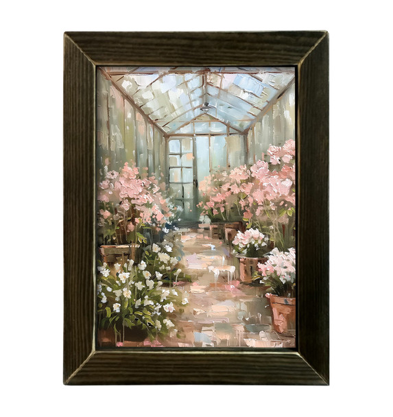 Petals and Panes 12x16