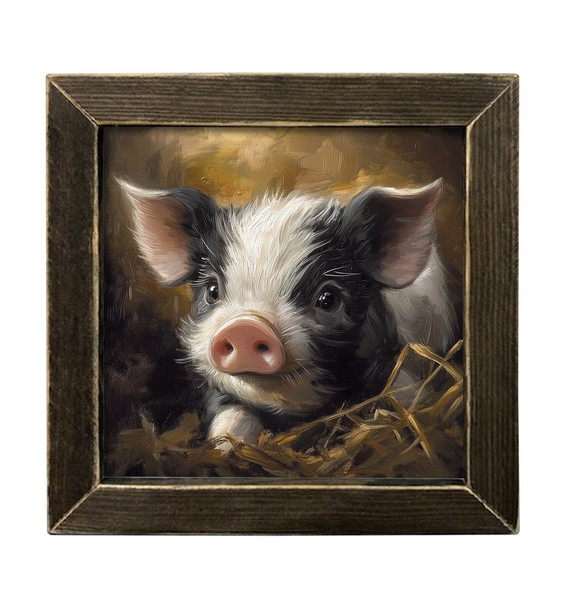 Farmhouse Piglet 12x12