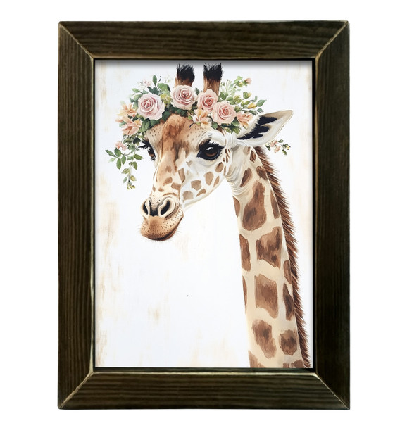 Nursery Giraffe 12x16