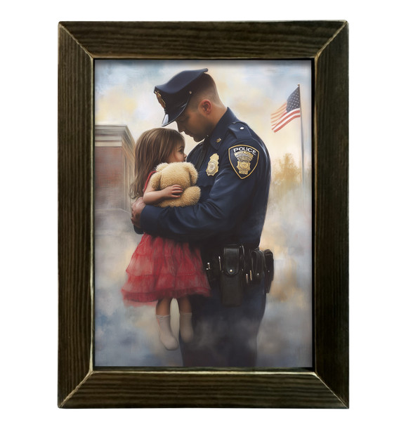 Police Protection 12x16