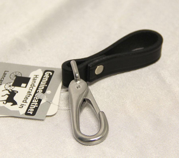 Black Key Holder Stainless Snap