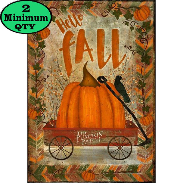 FALL WAGON 12X16