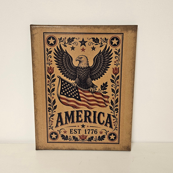 11X14 Folk Eagle